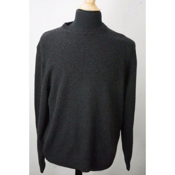 Ralph Lauren Purple Label RLPL Solid Gray 100% Cashmere Sweater 2XL BRAND NEW